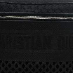 Pre Owned Dior Black Canvas Embroidered DiorTravel Vanity Case