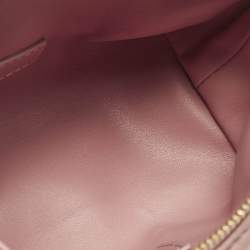Dior Dusty Pink Macrocannage Leather Small Diortravel Nomad Pouch
