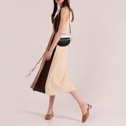 Dior Black/White Macro Cannage Leather Micro Vibe Hobo