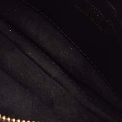 Dior Black/White Macro Cannage Leather Micro Vibe Hobo