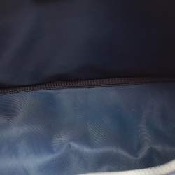 Pre Owned Dior Navy Blue Oblique Canvas Changing Bag