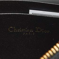 Pre Owned Dior Black Cannage Leather Caro Every Dior Pouch