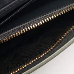 مملوكة مسبقًا حقيبة ديور 2في1 30 مونتين فضية ميكروكاناج جلد لامع