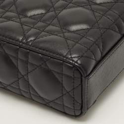 مملوكة مسبقًا Dior Lady D-Joy Medium Black Cannage Leather Tote