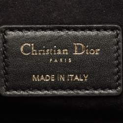 مملوكة مسبقًا Dior Lady D-Joy Medium Black Cannage Leather Tote