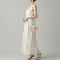 مملوكة مسبقًا Dior Book Mini Beige Cannage Leather Tote