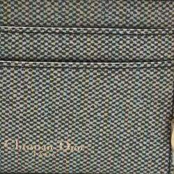 Pre Owned Dior Lady Dior Multicolor Leather Card Holder