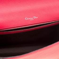Pre Owned Dior Red Leather Large Diorama Flap Shoulder bag