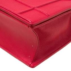 Pre Owned Dior Red Leather Large Diorama Flap Shoulder bag