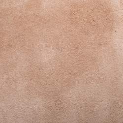 مملوكة مسبقًا Dior Metallic Rose Gold Cannage Leather Lady Dior Pouch