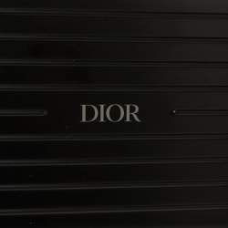 Pre Owned Dior x Rimowa Black Aluminium Personal Clutch