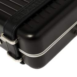 Pre Owned Dior x Rimowa Black Aluminium Personal Clutch