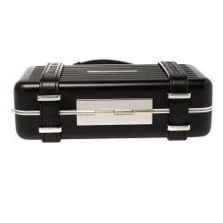 Pre Owned Dior x Rimowa Black Aluminium Personal Clutch