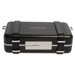 Pre Owned حقيبة كلتش ديور x ريموا ألمونيوم برسونال سوداء