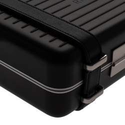 Pre Owned حقيبة كلتش ديور x ريموا ألمونيوم برسونال سوداء