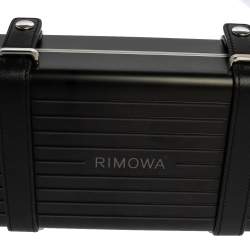 Pre Owned حقيبة كلتش ديور x ريموا ألمونيوم برسونال سوداء