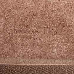Pre Owned Dior Beige Leather Saddle Belt Bag