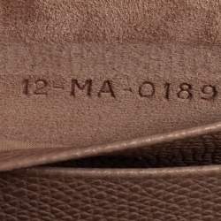 Pre Owned Dior Beige Leather Saddle Belt Bag