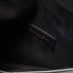 Dior Black Leather Saddle Belt Bag