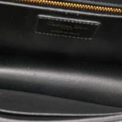 Pre Owned Dior Black Leather 30 Montaigne Shoulder Bag