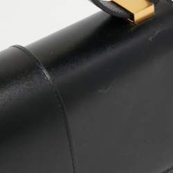 Pre Owned Dior Black Leather 30 Montaigne Shoulder Bag