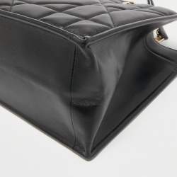 Dior Black Archicannage Leather Medium Essential Tote
