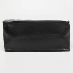Dior Black Archicannage Leather Medium Essential Tote