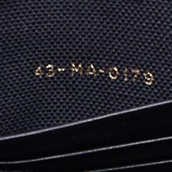 Pre Owned Dior Green/Black Oblique Canvas Zip Pouch Clutch