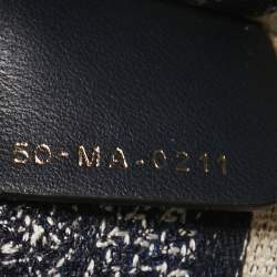 Dior Blue De Jouy Embroidery Canvas Mini Book Tote 