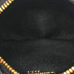 Pre Owned DIOR Black Supple Cannage Calfskin CARO MULTIFUNCTIONAL POUCH S5036UWHC900U