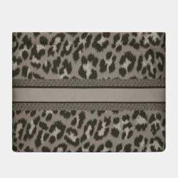 Pre Owned DIORTRAVEL Gray Mizza Technical Fabric ZIPPED POUCH S5440SLNC0N1U