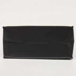 Pre Owned Dior Black Leather Medium Book Tote