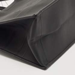 Pre Owned Dior Black Leather Medium Book Tote