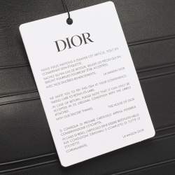 Pre Owned Dior Black Leather Medium Book Tote