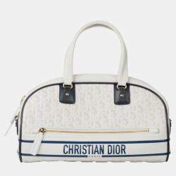 Christian Dior Perforated Oblique Medium Bobby Bag