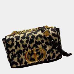 Pre Owned MEDIUM DIOR Beige Multicolor Mizza Embroidery CARO BAG M9242URHW918U