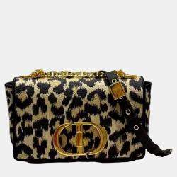 Pre Owned MEDIUM DIOR Beige Multicolor Mizza Embroidery CARO BAG M9242URHW918U