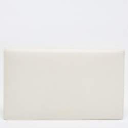 Pre Owned Dior Off White Leather Bobby Pouch