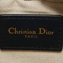 Pre Owned Dior Blue/White Oblique Jacquard Belt Pouch 