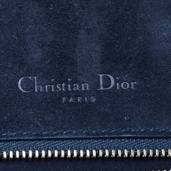 Pre Owned Dior Black Karung Leather Small Studded Diorama Shoulder Bag