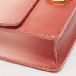 Pre Owned Dior Pink Ombre Leather 30 Montaigne Shoulder Bag