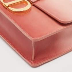Pre Owned Dior Pink Ombre Leather 30 Montaigne Shoulder Bag