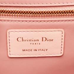 Pre Owned Dior Pink Ombre Leather 30 Montaigne Shoulder Bag