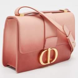 Pre Owned Dior Pink Ombre Leather 30 Montaigne Shoulder Bag