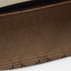 Pre Owned Dior White Cannage Leather Small My ABCDior Lady Dior Tote