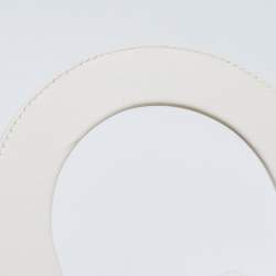 Pre Owned Dior White Cannage Leather Small My ABCDior Lady Dior Tote