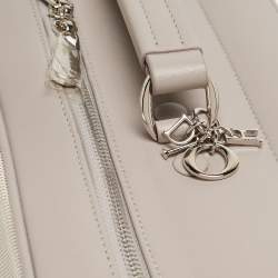 Dior Beige/Lilac Canvas and Leather Nappy Suitcase