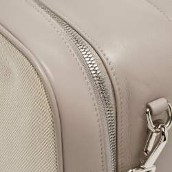 Dior Beige/Lilac Canvas and Leather Nappy Suitcase