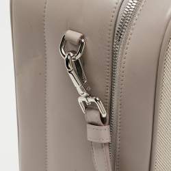 Dior Beige/Lilac Canvas and Leather Nappy Suitcase
