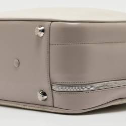 Dior Beige/Lilac Canvas and Leather Nappy Suitcase
